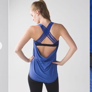 lululemon athletica Sapphire Blue Wild Tank